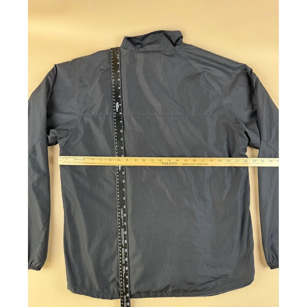 Merrell Fleece Lined Windbreaker Jacket Men's Large Black Full Zip - Picture 4 of 8